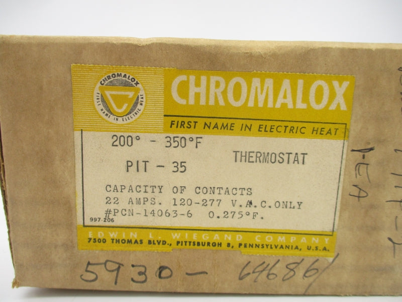 CHROMALOX PIT-35 120-277VAC 22A 200-350'F NSMP