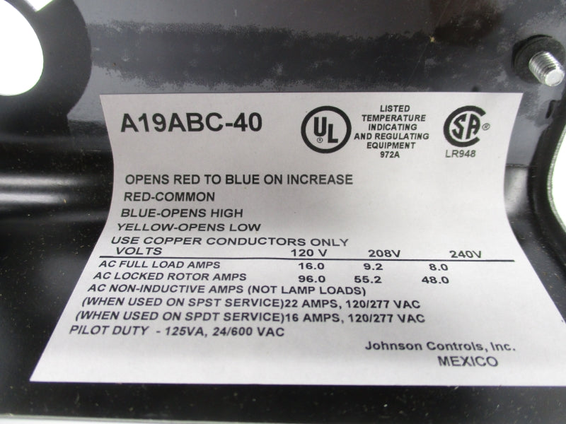 PENN A19ABC-40C 120/277VAC 16A 30-110 NSMP