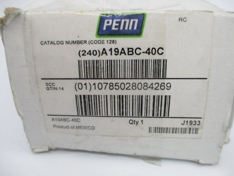 PENN A19ABC-40C 120/277VAC 16A 30-110 NSMP