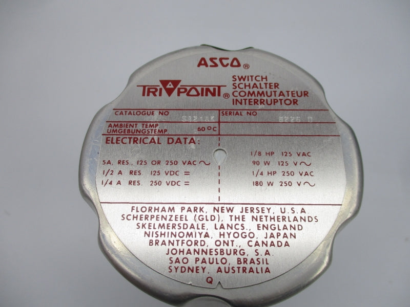 ASCO SB21AK 125/250VAC 5A NSMP