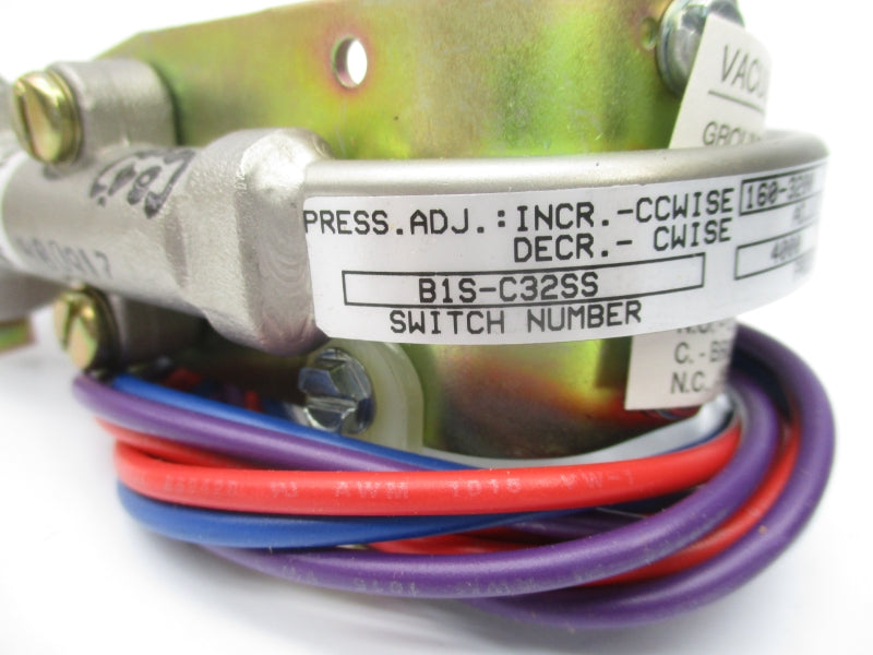 BARKSDALE B1S-C32SS 600VAC 2A 160-3200PSI NSMP