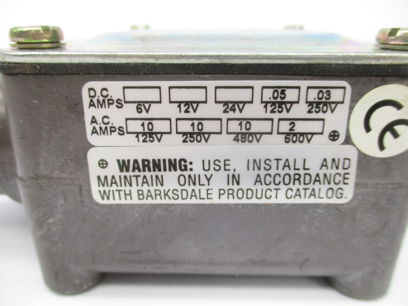 BARKSDALE 9048-6 600VAC 2A 700-10000PSI NSMP