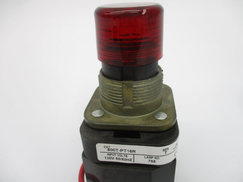 ALLEN BRADLEY 800T-PT16R SER. T 120V (AS PICTURED) NSNP