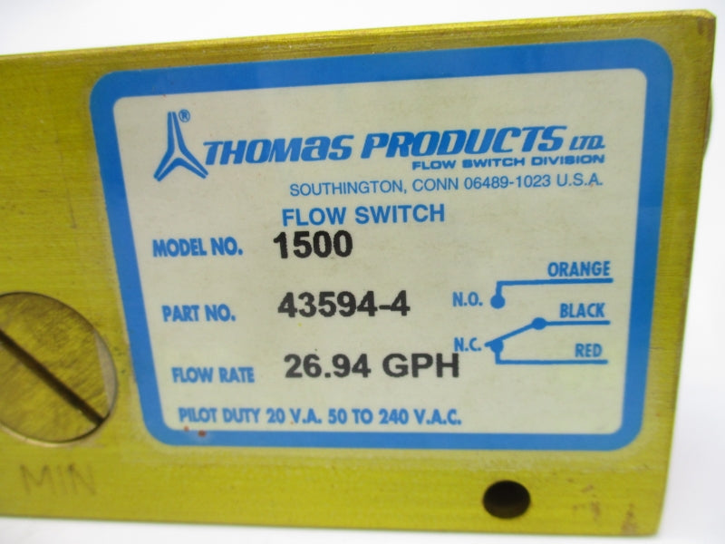 THOMAS PRODUCTS 43594-4 50-240VAC NSMP