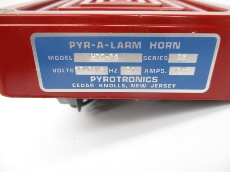 PYROTRONICS 190-114311 HDC-24 SER. B3 18-31.2V 0.063A NSMP