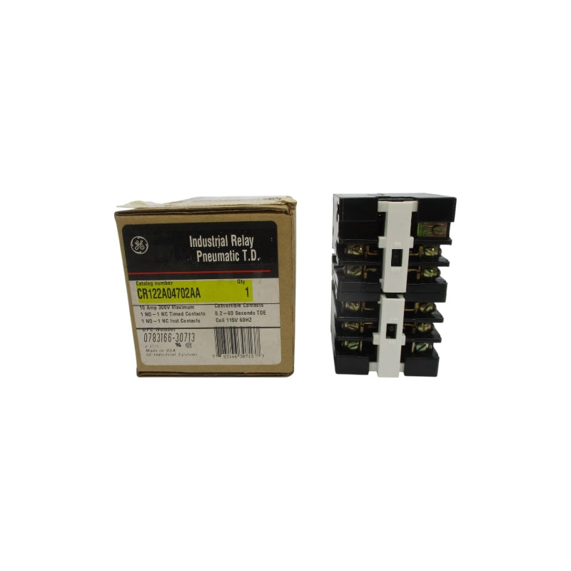 GENERAL ELECTRIC CR122A04702AA 115V 0.2-60S NSMP