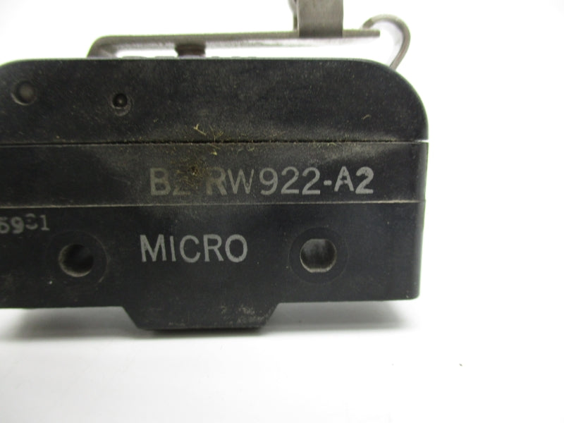 MICRO SWITCH BZ-RW922-A2 480VAC 10A UNMP