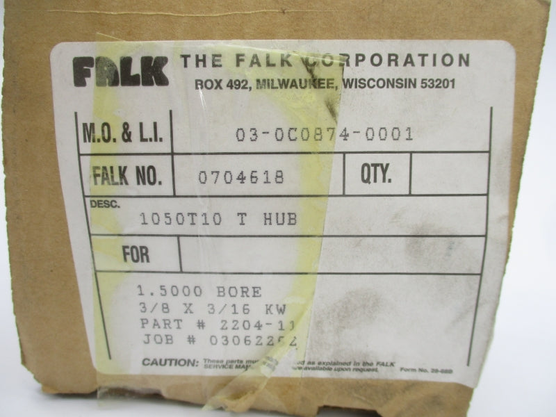 FALK 1050T10THUB 0704618 NSMP
