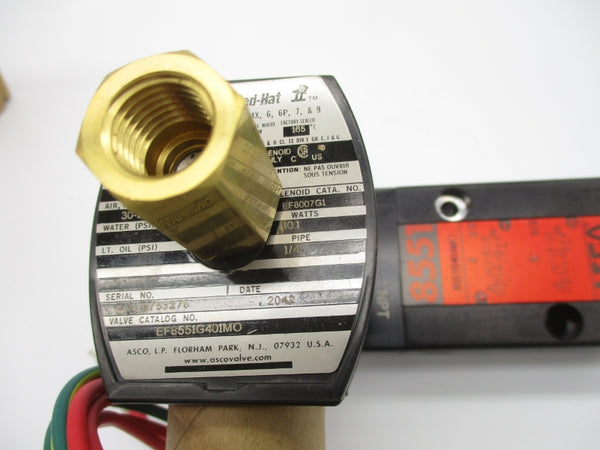 ASCO EF8551G401MO 110/120V 30-150PSI 1/4" NSMP