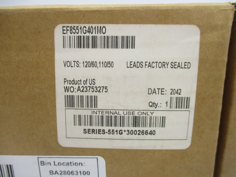 ASCO EF8551G401MO 110/120V 30-150PSI 1/4" NSMP