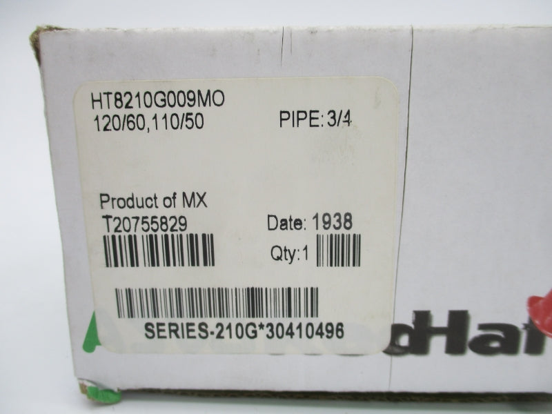 ASCO HT8210G009MO 110/120V 5-125PSI 3/4" NSMP