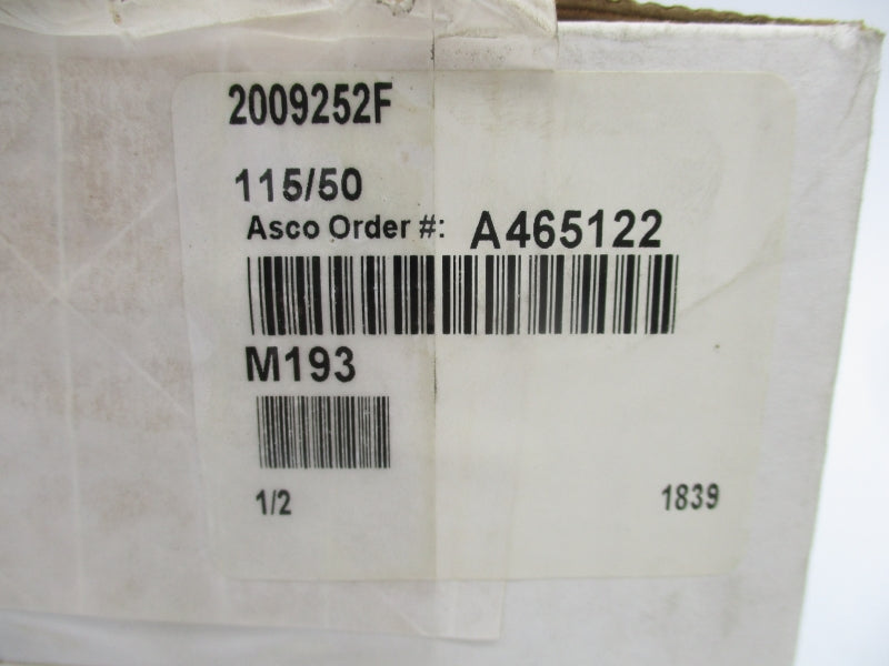 ASCO 2009252F 115V 120PSI 1/2" NSMP