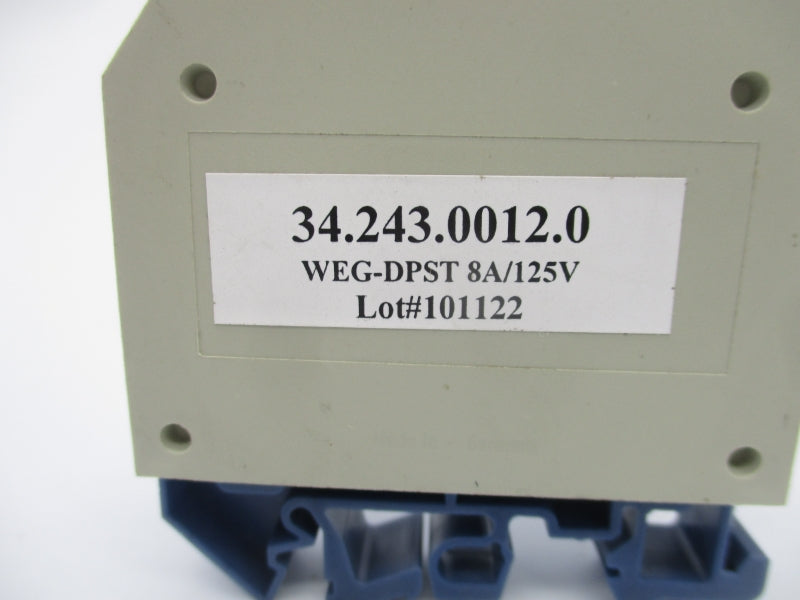 WIELAND 34.243.0012.0 WEG-DPST 125V 8A NSNP