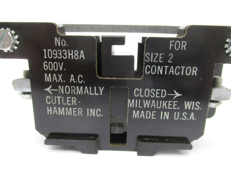 CUTLER HAMMER 10933H8A 600VAC NSNP