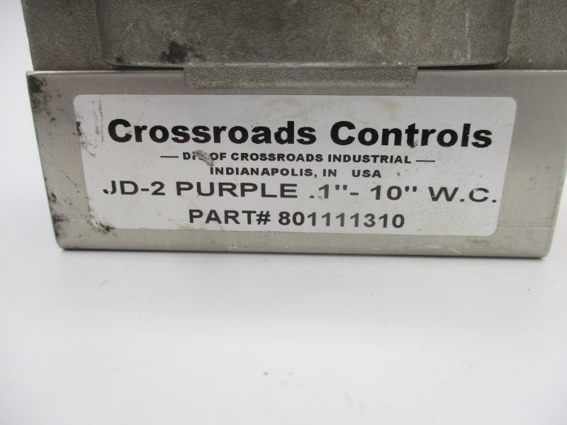CROSSROADS CONTROLS 801111310 JD-2-PURPLE .1"-10"WC NSNP