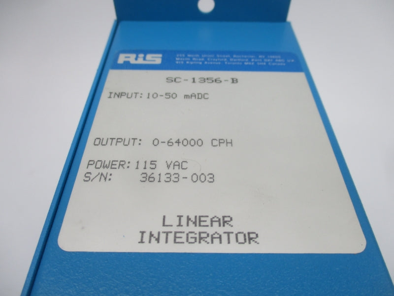 ROCHESTER INSTRUMENT SC-1356-B 115VAC NSNP
