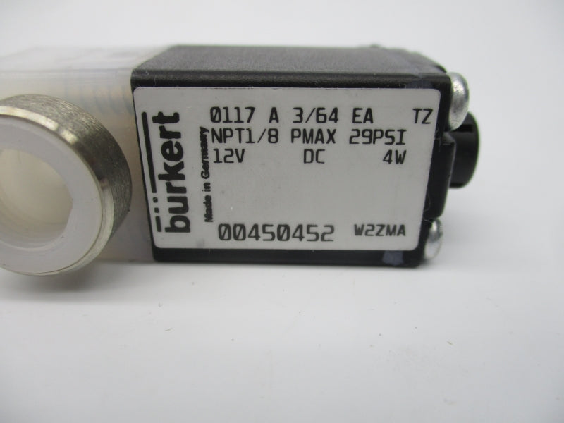 BURKERT 00450452 12VDC NSNP