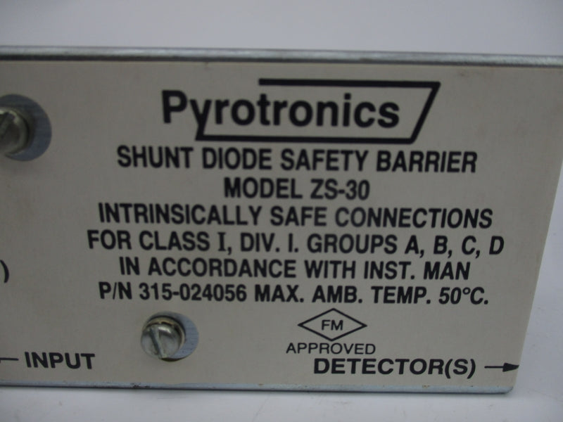 PYROTRONICS ZS-30 315-024056 UNMP