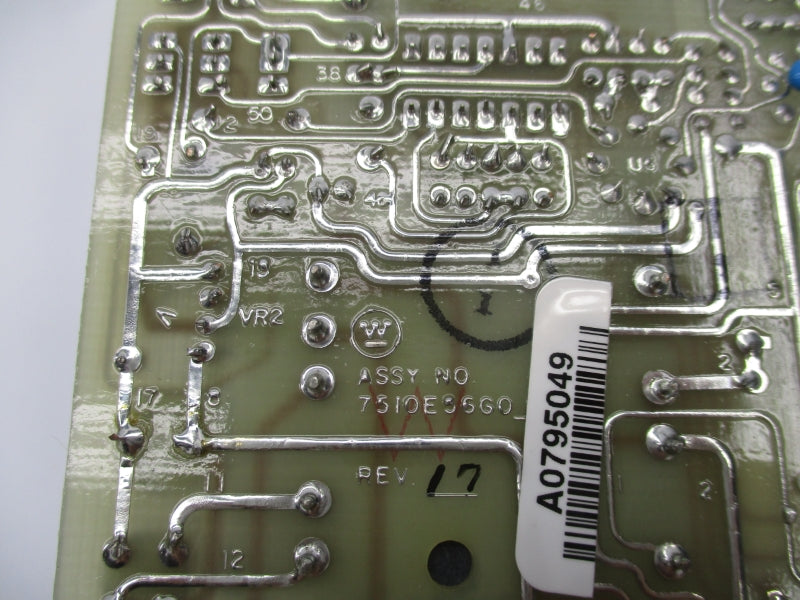 WESTINGHOUSE 7510E06G0 REV. 7 UNMP