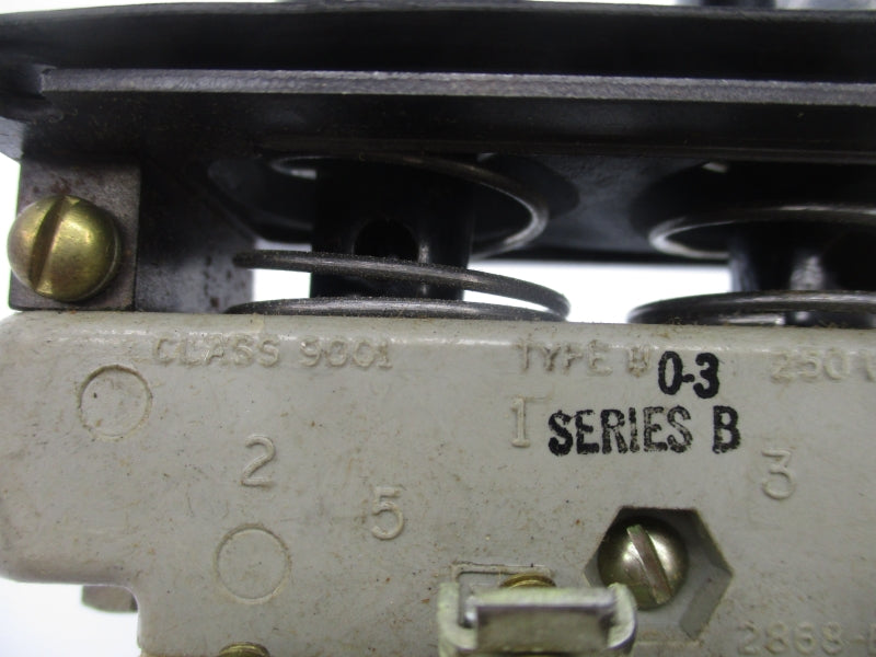 SQUARE D 9001U03 SER. B 250VAC UNMP