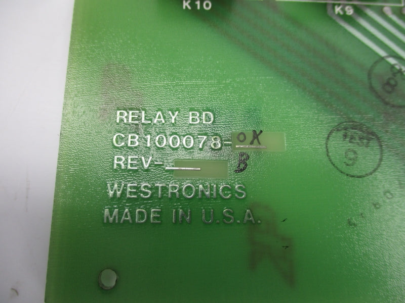 WESTRONICS CB100078-0K REV. B UNMP
