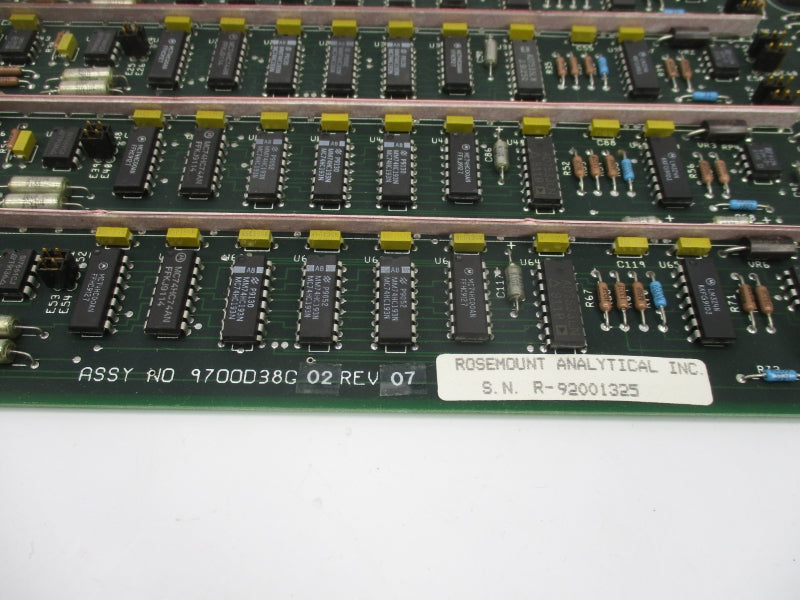 ROSEMOUNT 9700D38G02 REV. 07 UNMP