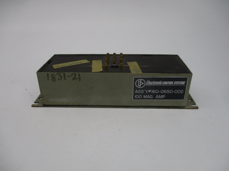 ELECTRONIC CONTROL SYSTEMS 160-0650-002 UNMP