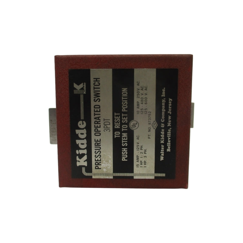 KIDDE 873752 125/250VAC 15/10A NSNP