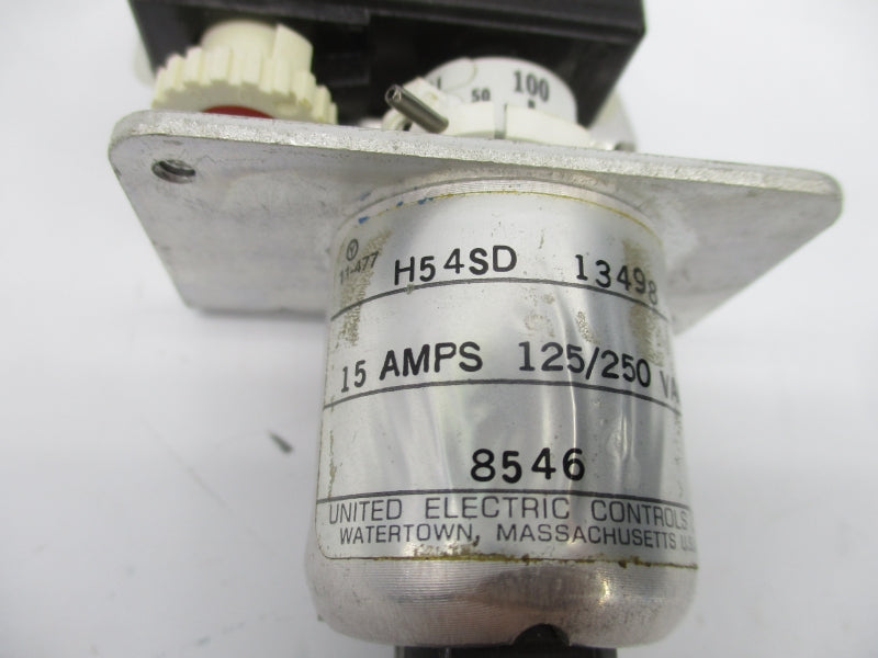 UNITED ELECTRIC H54SD13498 125/250VAC UNMP