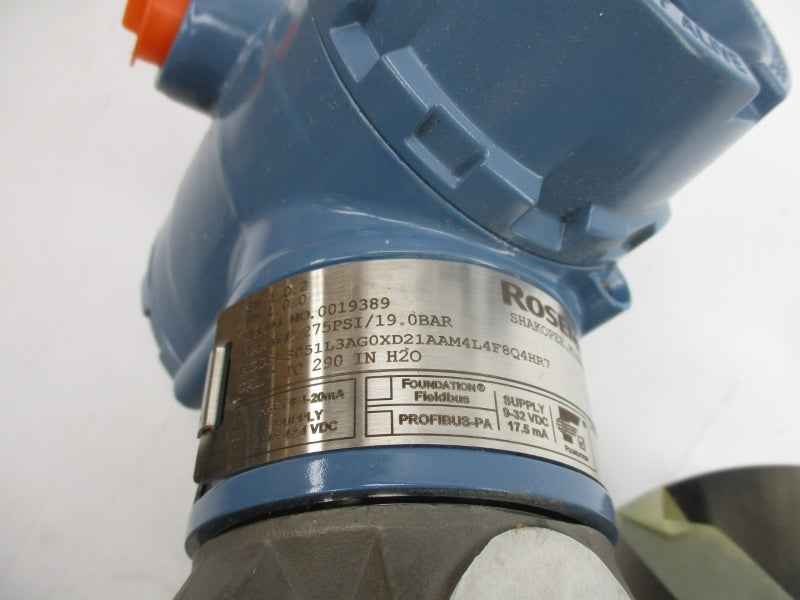 ROSEMOUNT 3051L3AG0XD21AAM4L4F8Q4HR7 10.5-42.4VDC 275PSI NSMP