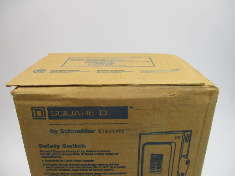 SQUARE D CHU361RB SER. F05 600V 30A NSFS