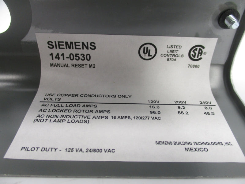 SIEMENS 141-0530 240VAC 8A NSMP