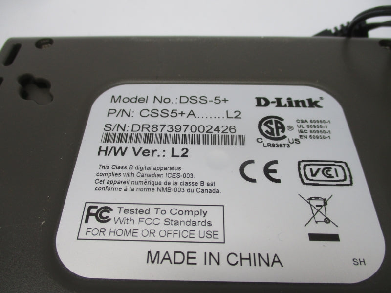 D-LINK DSS-5+ CSSD+AL2 120VAC NSMP