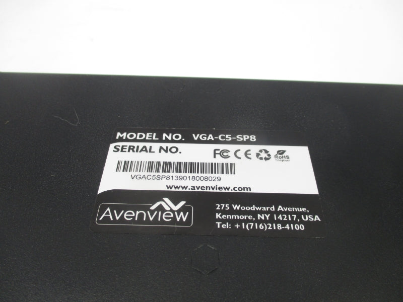 AVENVIEW VGA-C5-SP8 100-240V 0.8A NSNP