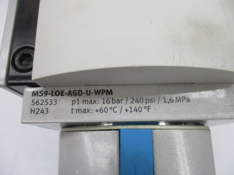 FESTO MS9-LOE-AGD-U-WPM 240PSI NSNP