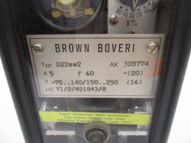 BROWN BOVERI D22SE2 HE71/2/421843/8 NSNP