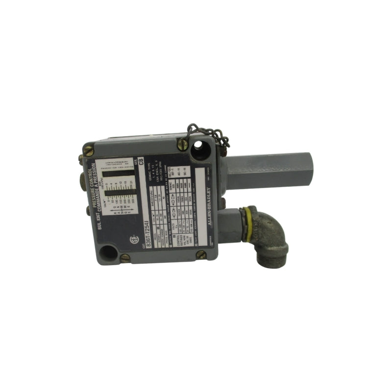 ALLEN BRADLEY 836T-T254J SER. CB 600VAC 20-300PSI UNMP