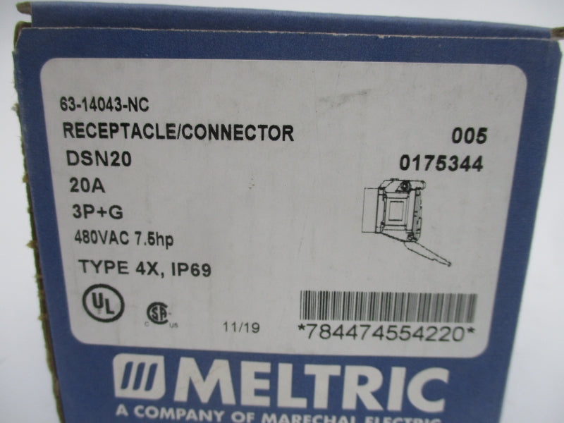 MELTRIC 63-14043-NC 480VAC 20A NSMP