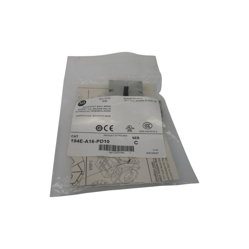 ALLEN BRADLEY 194E-A16-PD10 SER. C NSMP