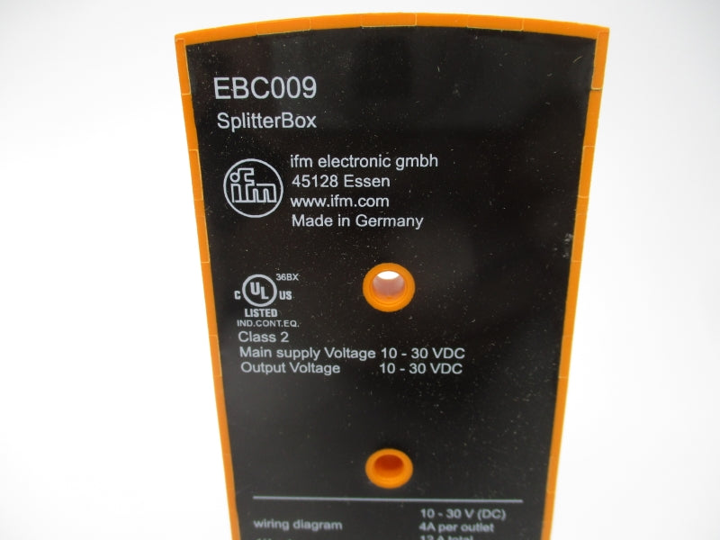 IFM EFECTOR EBC009 10-30VDC NSMP