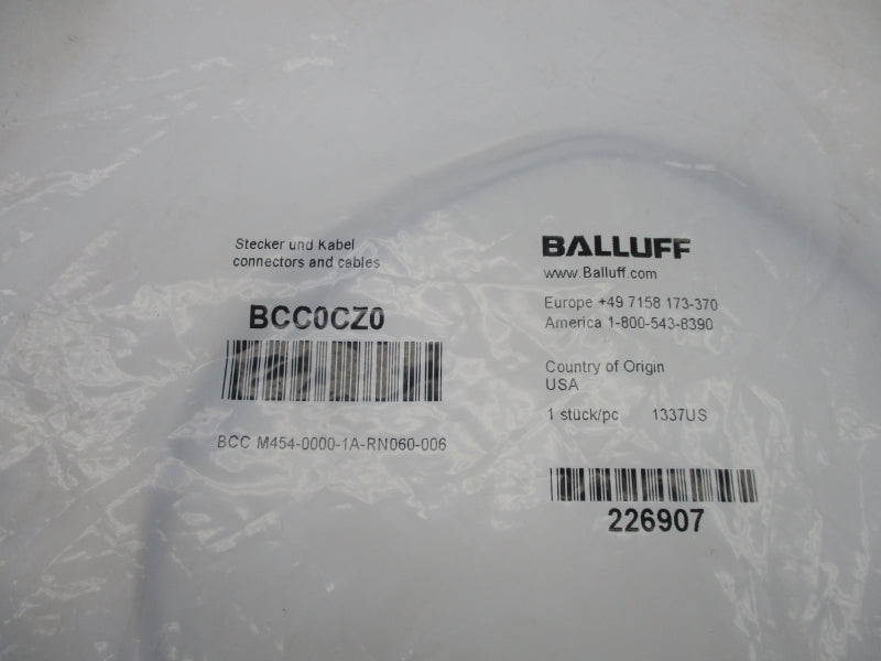 BALLUFF BCC0CZ0 226907 300V 4A NSMP