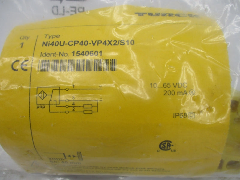TURCK NI40U-CP40-VP4X2/S10 1540601 10-65VDC NSMP