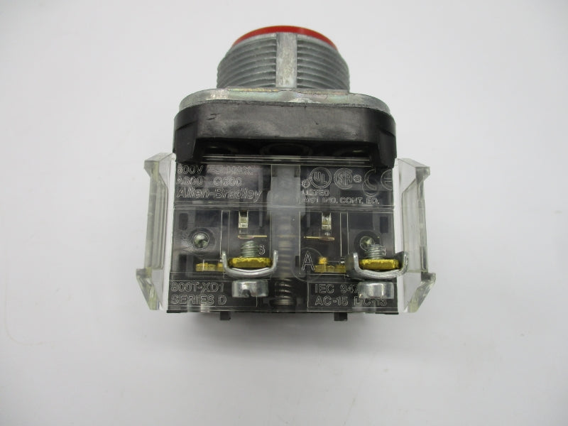 ALLEN BRADLEY 800T-A6D1 SER. T 600V (WH) NSMP