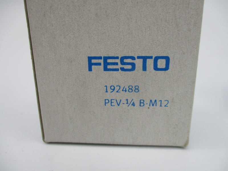 FESTO PEV-1/4-B-M12 192488 48VAC 15-175PSI NSMP