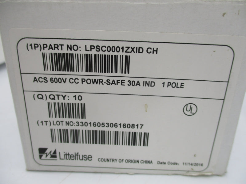 LITTELFUSE LPSC0001ZXID 600V 30A NSMP