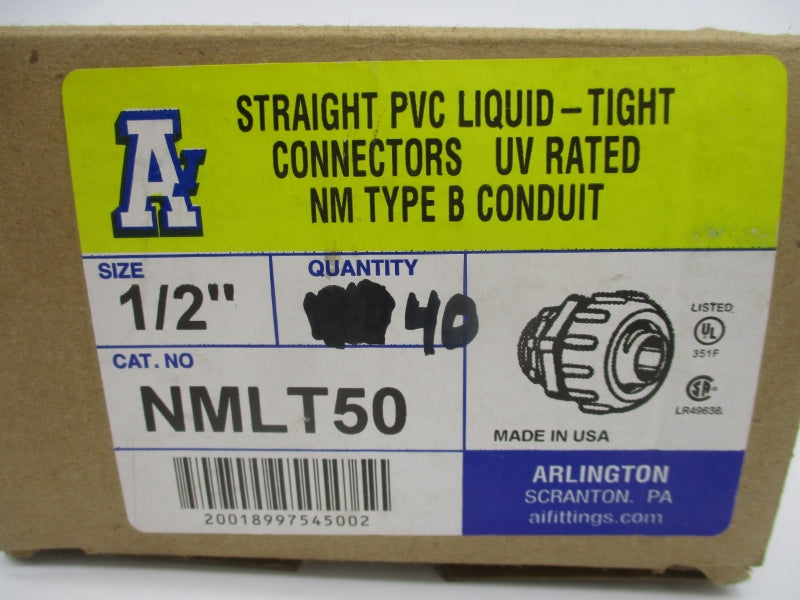 ARLINGTON NMLT50 (PKG OF 40) 1/2" NSMP