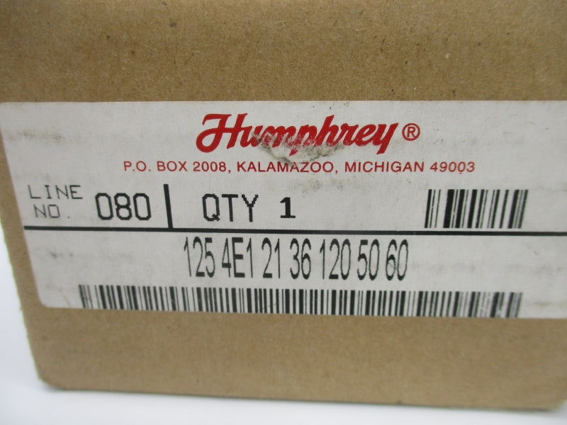 HUMPHREY 1254E121361205060 120V 0-125PSI NSMP