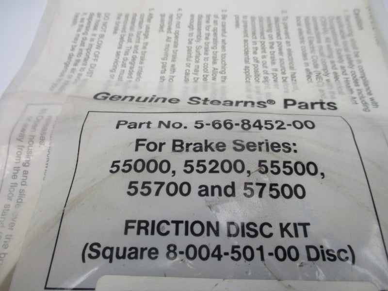 STEARNS 5-66-8452-00 NSMP