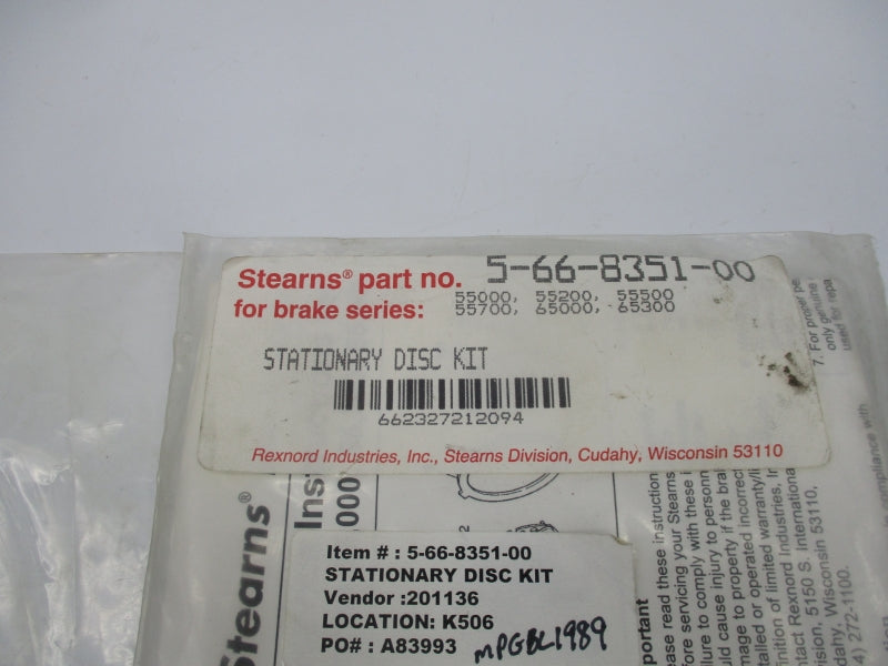 STEARNS 5-66-8351-00 NSMP