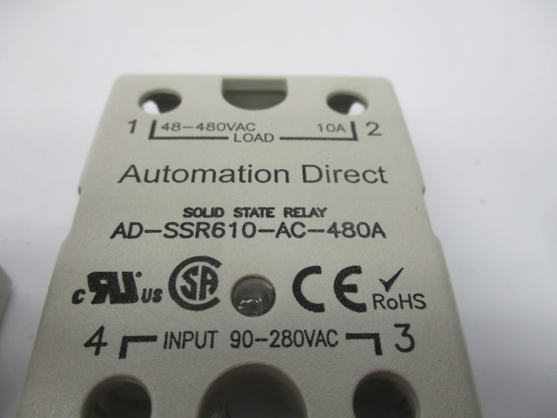 AUTOMATION DIRECT AD-SSR610-AC-480A 90-280VAC NSMP